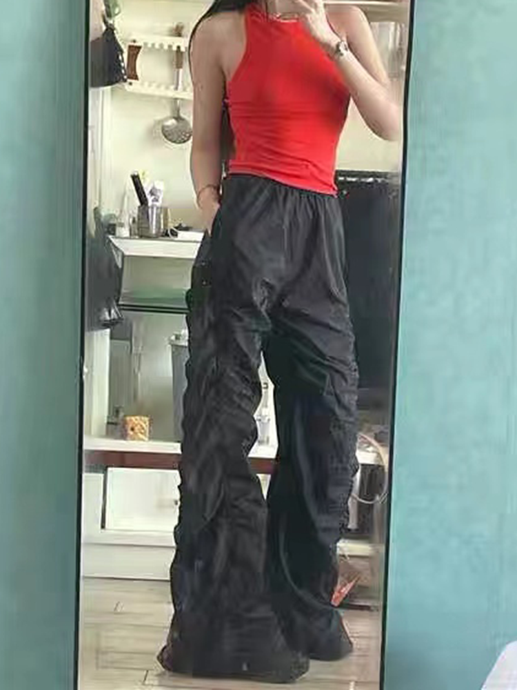 ラスターワイドレッグパンツ