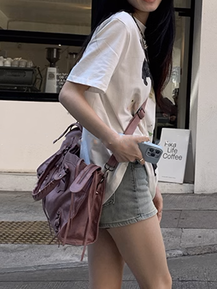 ユニークCATアニマルグラフィックTシャツ