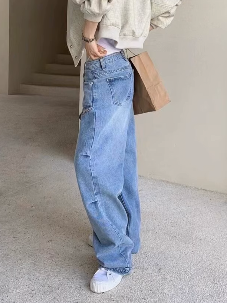 ビサイドスリットデニムパンツ