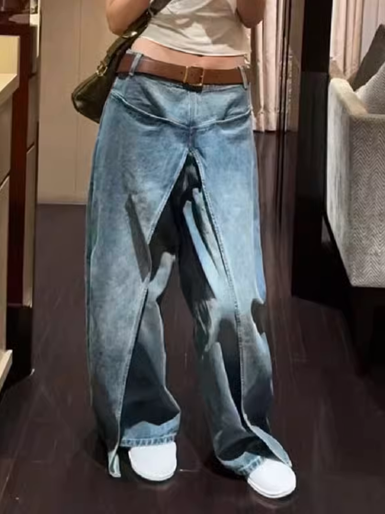 リバーシブルデコンストラクトジーンズ