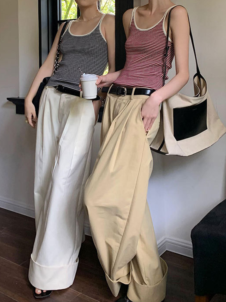 uenui ロールアップ ワイドパンツ ROLL-UP WIDE PANTS